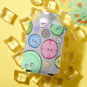 Porta-lata Botões Coloridos Mais Fresco