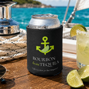 Porta-lata Bourbon Ama Tequila Âncora Lima Margarita Sail