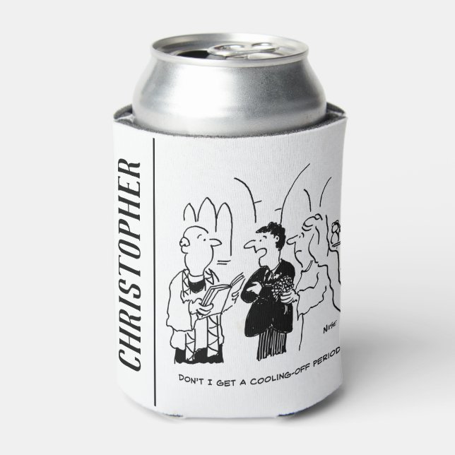 Porta-lata Bridegroom quer um período de arrefecimento (Can Front)