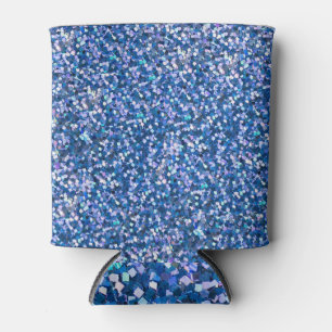 Porta-lata Brilho Azul: Fundo Abstrato brilhante