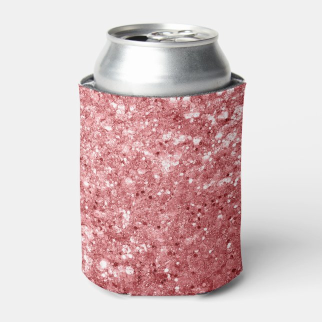 Porta-lata Brilho Cor-de-Rosa Glamouroso (Can Front)