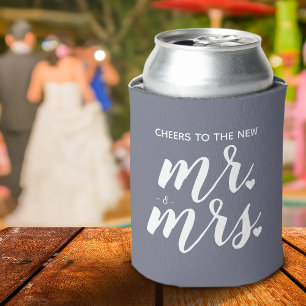 Porta-lata Brindes ao Novo Sr. e Sra. Casamento