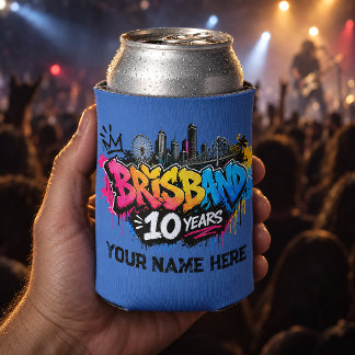Porta-lata Brisbane Personalizado 10 anos