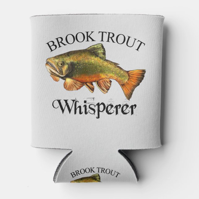 Porta-lata Brook Trout Whisperer Light (Frente)