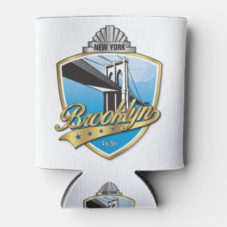 Porta-lata Brooklyn Design Dourado