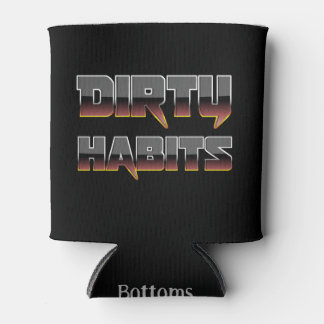 Porta-lata Brown Metal Dirty Habits Coozie