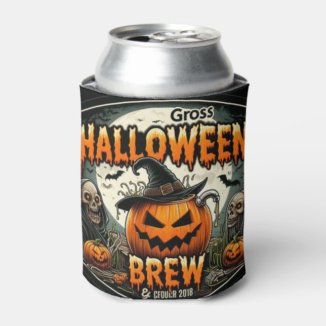 Porta-lata Bruto Halloween Brew (Can Front)