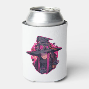 Porta-lata bruxa adolescente de Hlloween!