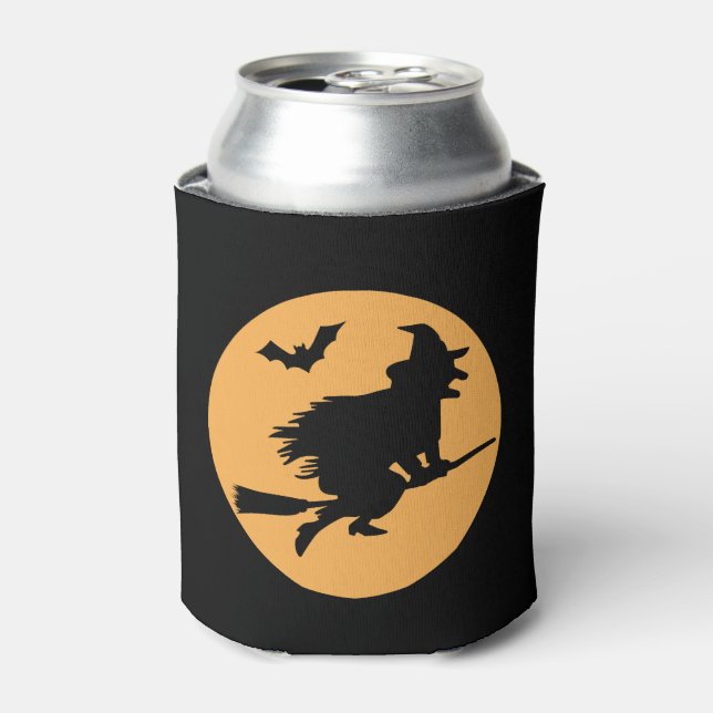 Porta-lata Bruxa Halloween (Can Front)