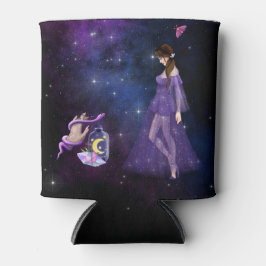 Porta-lata Bruxaria Esotérica Mágica Presente Roxo Para Bruxa