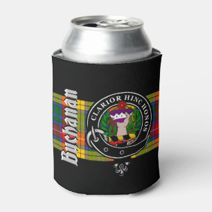 Porta-lata Buchanan Clan Crachá & Tartan