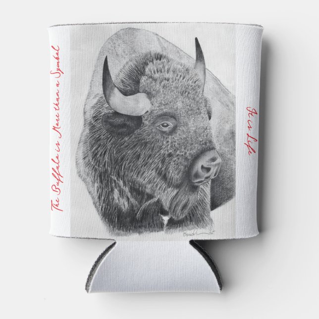Porta-lata Búfalo Americano (Frente)