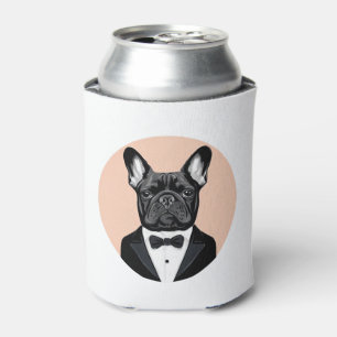 Porta-lata Buldogue francês em Tuxedo