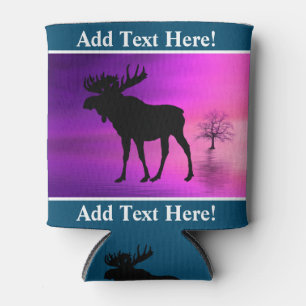 Porta-lata Bull Moose Silhouette