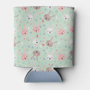 Porta-lata Bunny Bloom Garden Bebedouro de Bebidas