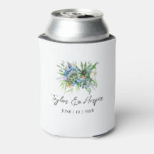 Buquê Floral de Suculentas em Aquarela Casamento B