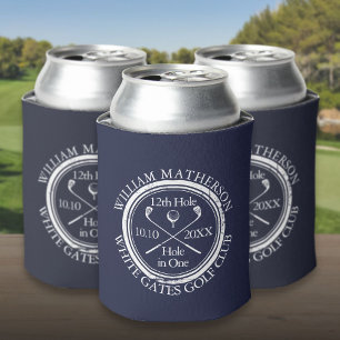 Porta-lata Buraco de Golfe em Um Azul Marinho Personalizado