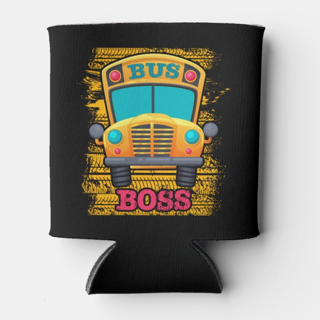 Porta-lata Bus Boss - School Bus Driver Appreciation (Frente)