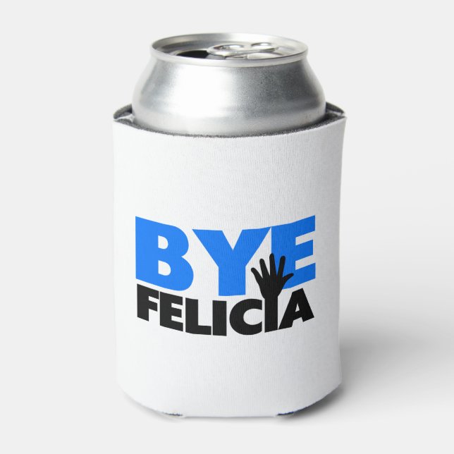 Porta-lata Bye Felicia Hand Wave Bold Blue (Can Front)