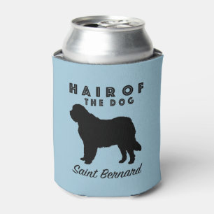 Porta-lata Cabelo do cão - St Bernard pode refrigerador