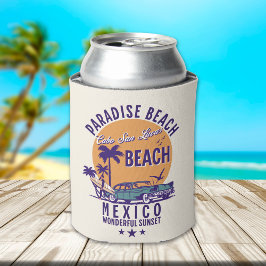 Porta-lata Cabo San Lucas Beach Mexico | Vintage Sunset