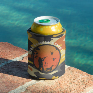 Porta-lata Caçador de Patos e Camuflagem