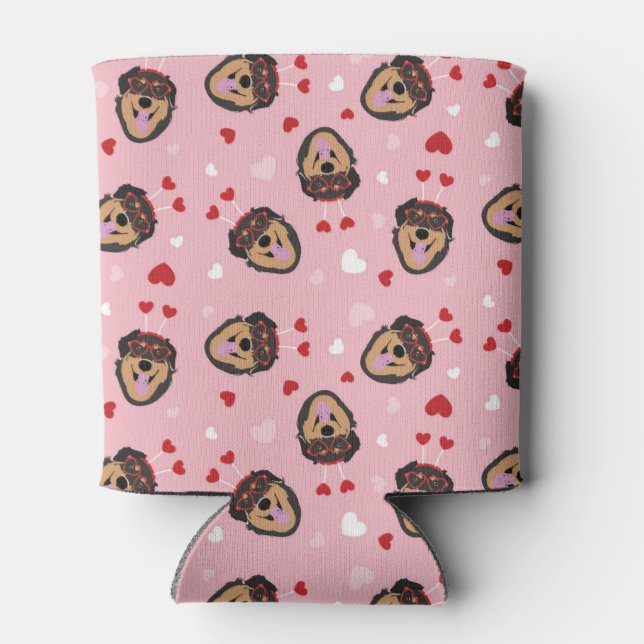 Porta-lata Cachorro Cachorro Rosa Vermelho (Traseira)