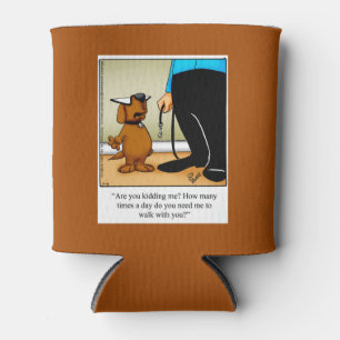 Porta-lata Cachorro Caminhando Humor Pode Resfriar Presente