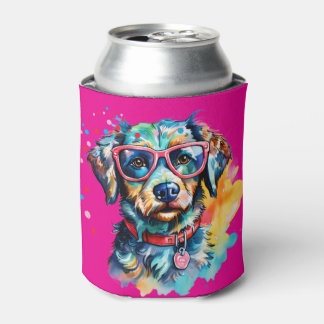 Porta-lata Cachorro com Óculos