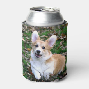 Porta-lata Cachorro Corgi Corgês Cortado Pulando