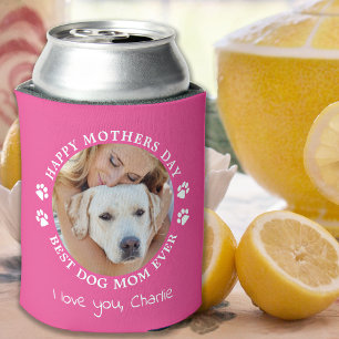 Porta-lata Cachorro de Dia de as mães de Pet Personalizado, C