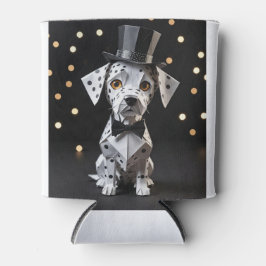 Porta-lata Cachorro Elegante de Origami