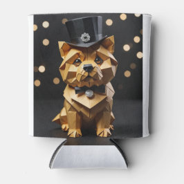 Porta-lata Cachorro Elegante de Origami