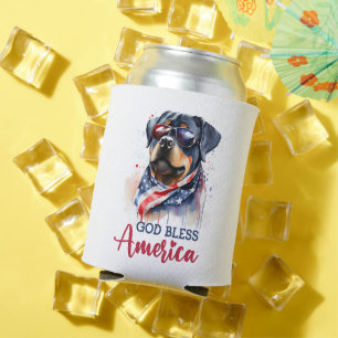 Porta-lata Cachorro Patriota-Rottweiler