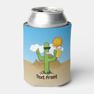 Porta-lata Cactus com Cerveja