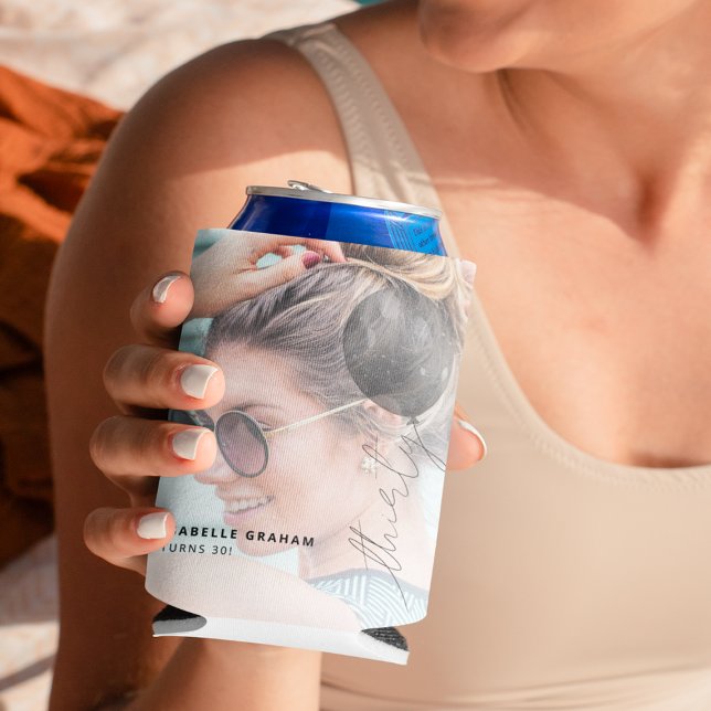 Porta-lata Cadeia de 30 Balões | Festa de aniversário de 30 a (Criador carregado)