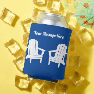 Porta-lata Cadeira de Praia Cooler de Cerveja - Koozie de Rel