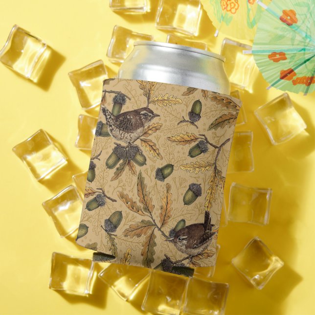 Porta-lata Cães e bolotas de mel (Verão in situ)