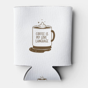 Porta-lata Café é minha linguagem do amor