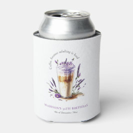 Porta-lata Café Personalizado Simples Aniversário
