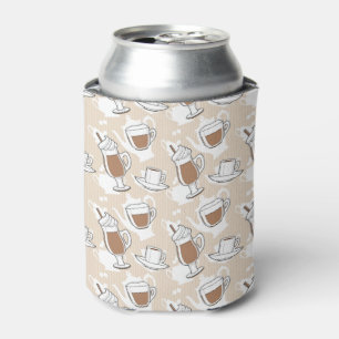 Porta-lata Café, teste padrão doce