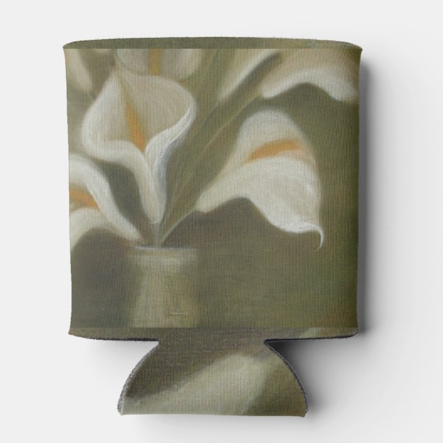 Porta-lata Calla Corta Flores Em Vaso Artístico-Vazio (Traseira)