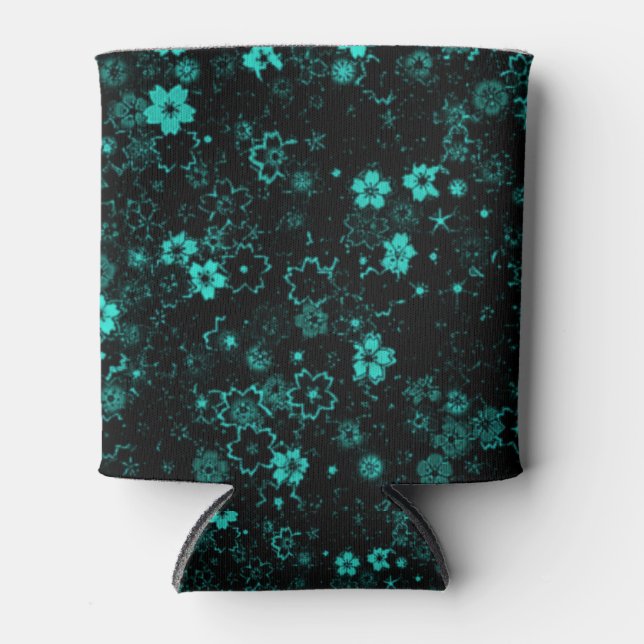 Porta-lata Cama de Flores Bioluminescente (Frente)