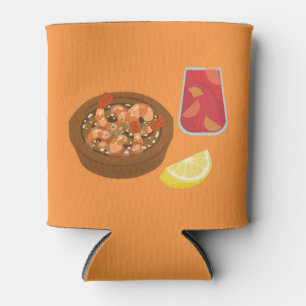 Porta-lata Camarão e Sangria