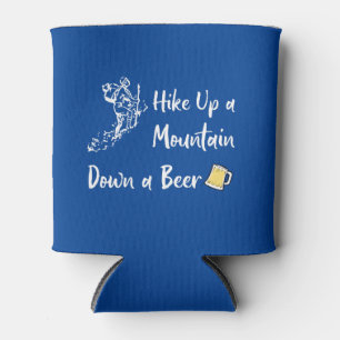 Porta-lata Caminhe acima uma montanha abaixo de uma cerveja