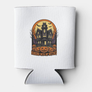 Porta-lata Camisa Casa Assombrada do Halloween dos Amigos da