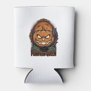Porta-lata Camisa da Rainha da Abóbora Halloween Vintage Jack