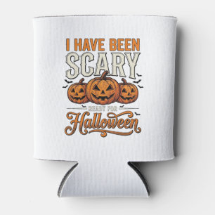 Porta-lata Camisa de Abóbora Assustadora Vintage de Halloween