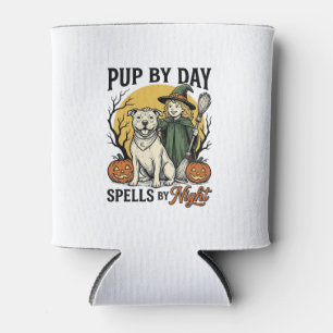 Porta-lata Camisa de Bruxa de Cachorro de Halloween Gravura V
