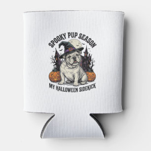 Porta-lata Camisa de Bulldog de Halloween Cachorro de Bruxa F